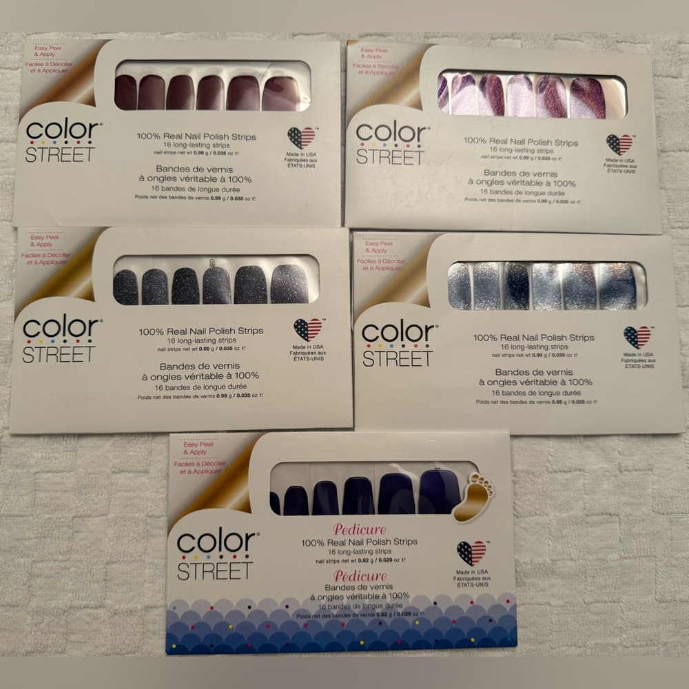 Color Street 100% Real Nail Polish Strips Set, BRAND NEW